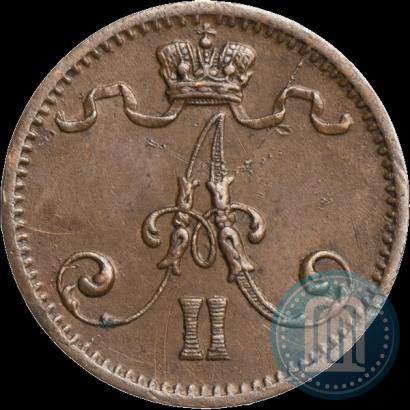 Picture 1 penni 1875 year  