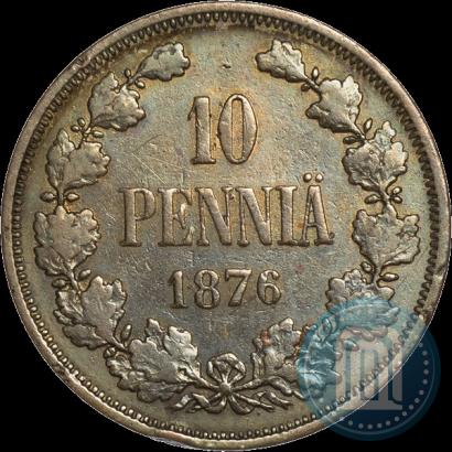 Picture 10 pennia 1876 year  