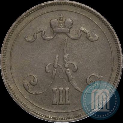 Picture 10 pennia 1890 year  