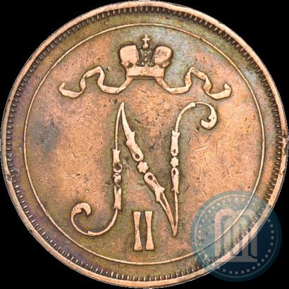 Фото 10 пенни 1900 года  