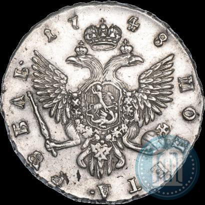 Picture 1 rouble 1748 year СПБ 