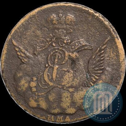 Picture 1 kopeck 1755 year ММД 