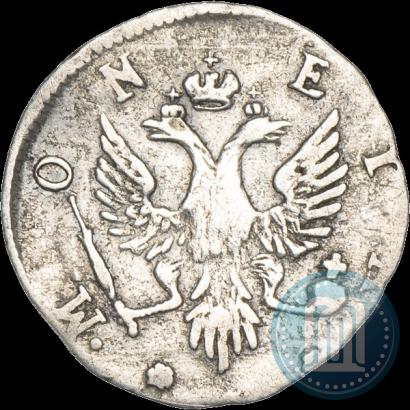 Picture 4 kopecks 1757 year  "For Livonia"