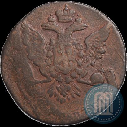 Picture 5 kopecks 1758 year  