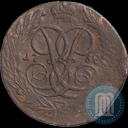 Picture 5 kopecks 1758 year  