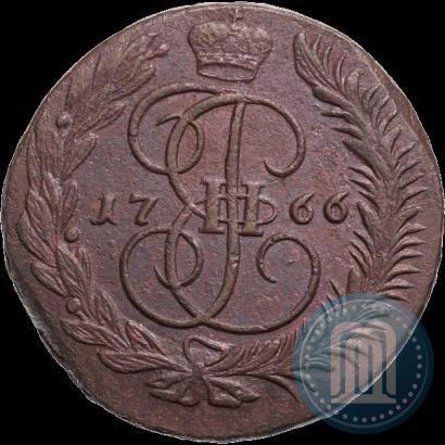 Фото 5 копеек 1766 года ММ 