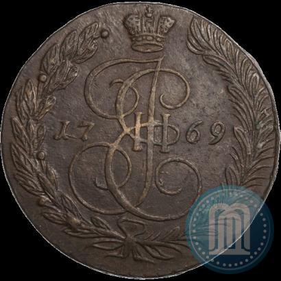 Фото 5 копеек 1769 года ЕМ 