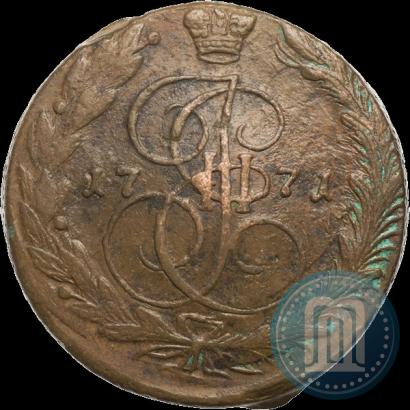 Фото 5 копеек 1771 года ЕМ 