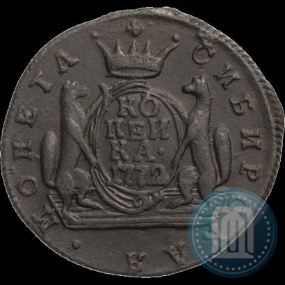Фото 1 копейка 1772 года КМ 