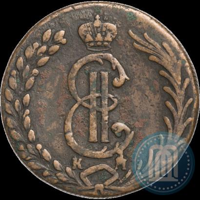 Фото 10 копеек 1780 года КМ 