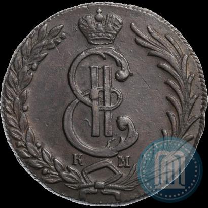 Фото 10 копеек 1781 года КМ 