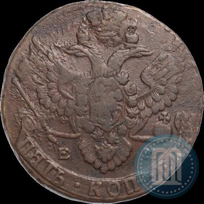 Фото 5 копеек 1788 года ЕМ 