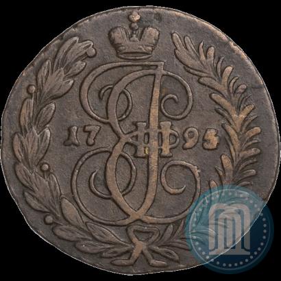 Фото 2 копейки 1795 года АМ 