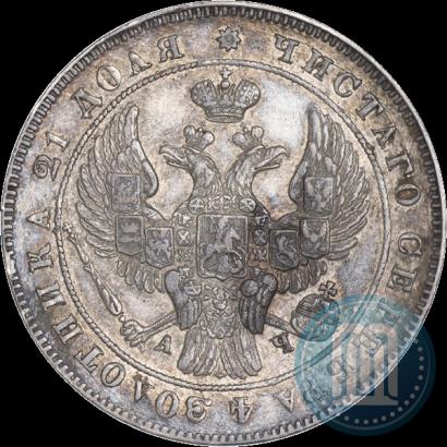 Фото 1 рубль 1842 года СПБ-АЧ 