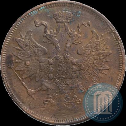 Picture 5 kopecks 1864 year ЕМ 