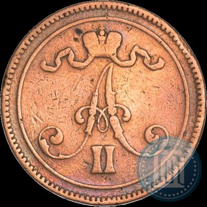 Picture 10 pennia 1865 year  