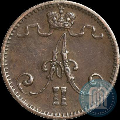 Фото 1 пенни 1873 года  