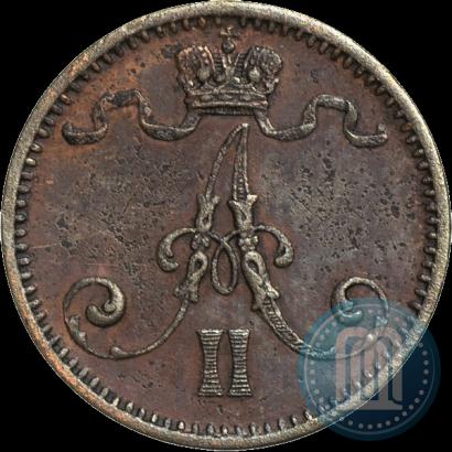 Фото 1 пенни 1874 года  