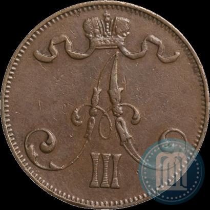 Фото 5 пенни 1889 года  