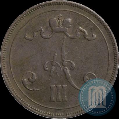 Фото 10 пенни 1890 года  