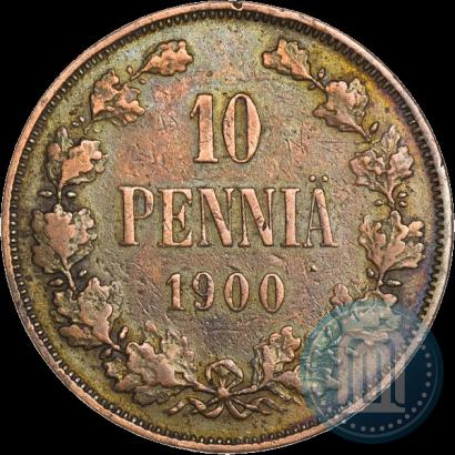 Фото 10 пенни 1900 года  