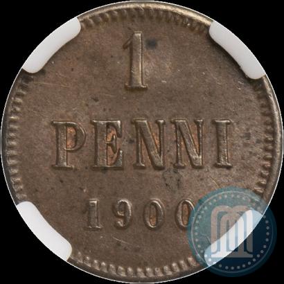 Фото 1 пенни 1900 года  