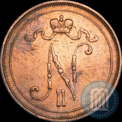 Picture 10 pennia 1907 year  