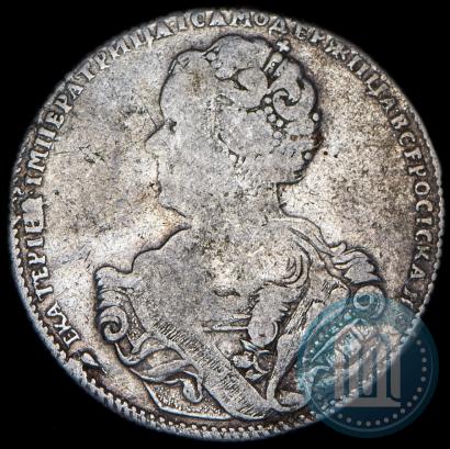 Picture Poltina 1726 year СПБ "Petersburg type, portrait turned to the left"