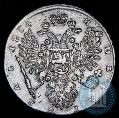 Фото 1 рубль 1734 года  "Тип 1734 года"