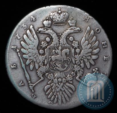 Фото 1 рубль 1734 года  "Тип 1735 года"