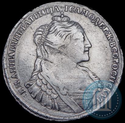 Фото 1 рубль 1734 года  "Тип 1735 года"