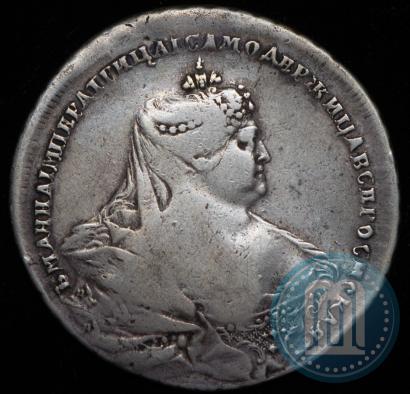 Фото 1 рубль 1737 года  "Московский тип"