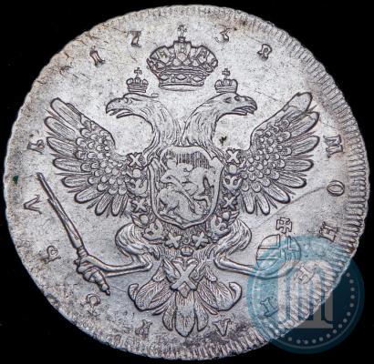 Picture 1 rouble 1738 year СПБ "Petersburg type"