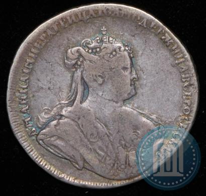 Picture Poltina 1738 year  "Petersburg type"