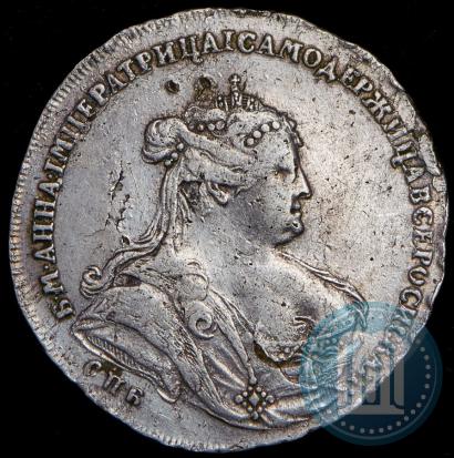 Фото Полтина 1739 года СПБ "Петербургский тип"