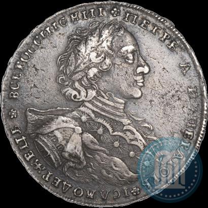 Фото 1 рубль 1723 года OK "Портрет в горностаевой мантии"