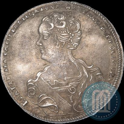 Фото Полтина 1726 года СПБ "Петербургский тип, портрет влево"