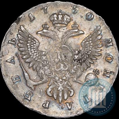 Фото 1 рубль 1750 года ММД 