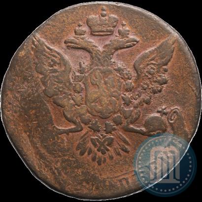 Picture 5 kopecks 1758 year  