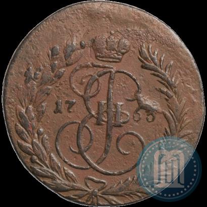 Picture 2 kopecks 1763 year ЕМ 
