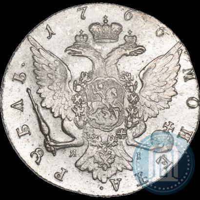 Фото 1 рубль 1766 года СПБ-ЯI 