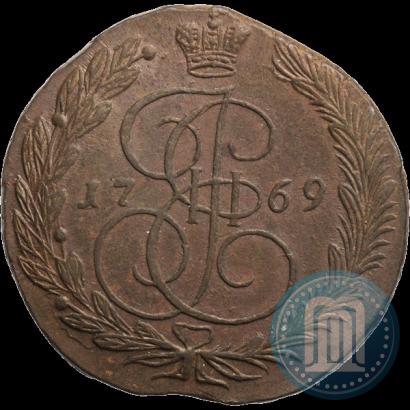 Фото 5 копеек 1769 года ЕМ 