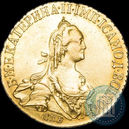 Фото 5 рублей 1773 года СПБ 