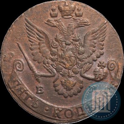 Picture 5 kopecks 1782 year ЕМ 