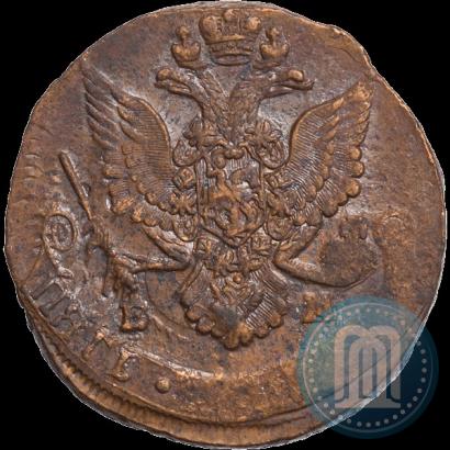 Picture 5 kopecks 1785 year ЕМ 