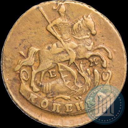 Picture 1 kopeck 1789 year ЕМ 