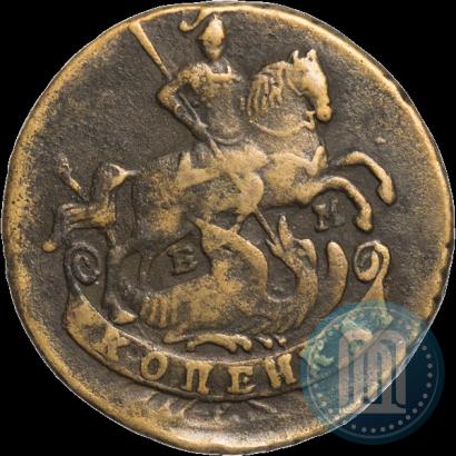 Picture 1 kopeck 1790 year ЕМ 