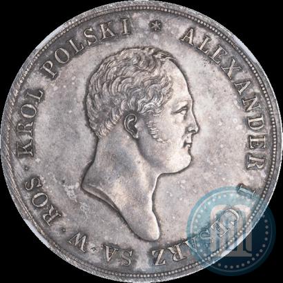 Фото 10 злотых 1822 года IB 