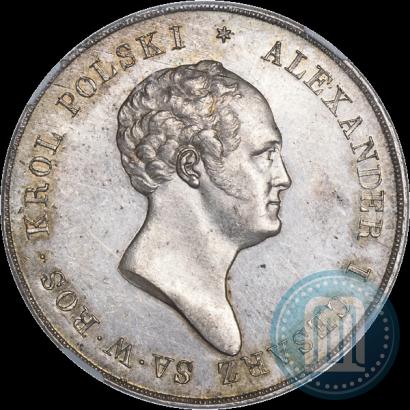 Фото 10 злотых 1823 года IB 