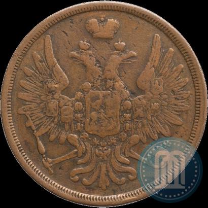 Picture 3 kopecks 1858 year ЕМ 